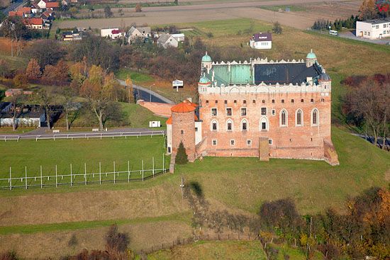 Lotnicze, PL, Kujawsko-Pom. Zamek w Golubiu-Dobrzyniu.
